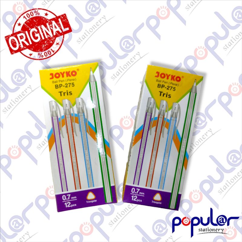 

Bolpoint Joyko BP 275 Tris / Pak ( 12 Pcs)