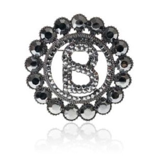 buttonscarves sara brooch hematite