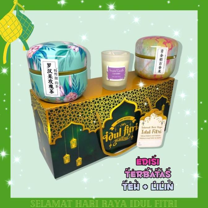 

HAMPERS IDUL FITRI PARCEL LEBARAN ( PAKET TEH DAN LILIN AROMATERAPI )