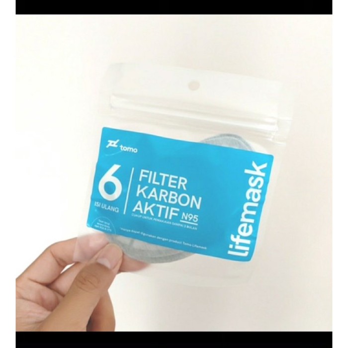Terlaris Refill Filter Masker Tomo Lifemask Carbon N95 Masker Jokowi Isi