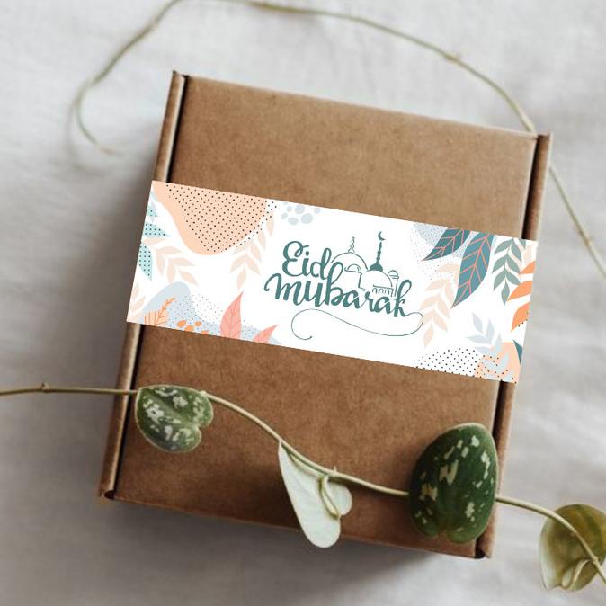 

@#@#@#] 1 PACK Stiker Sticker Belt hampers box kue Idul Fitri Lebaran Eid