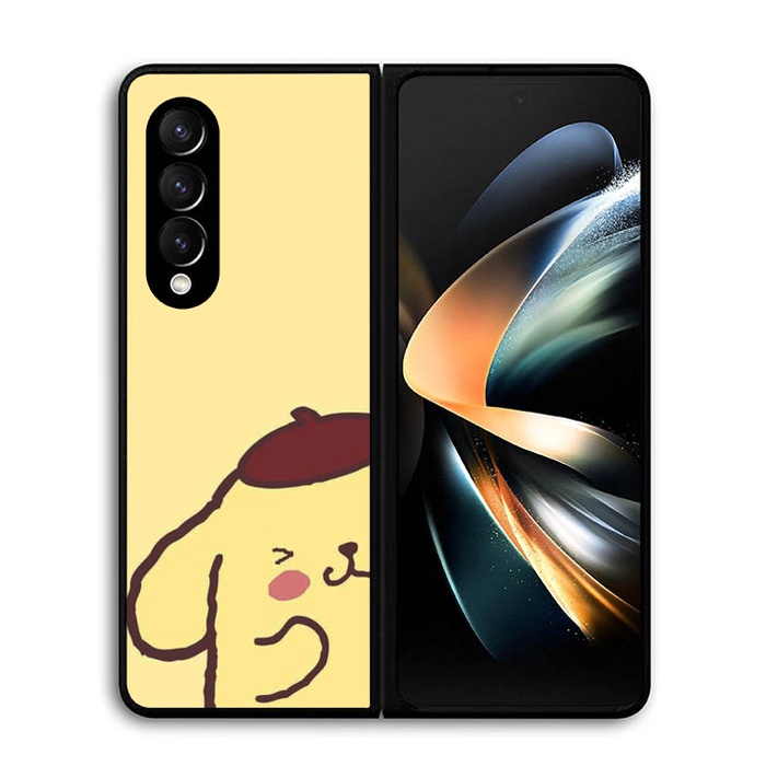 Casing Hardcase Custom Hp Samsung Galaxy Z Flip 3 4 Z Fold 3 4 5G Pompompurin Cute AB1435 Case Cover