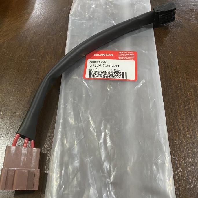 K59 Socket ECU Kabel Soket ECM CDI Motor Vario 125 150 FI F1 LED PCX accessories 54PR23