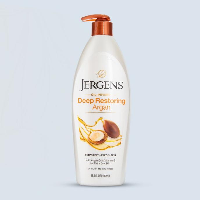 Jergens Deep Restoring Argan Oil Body Lotion (496ml)