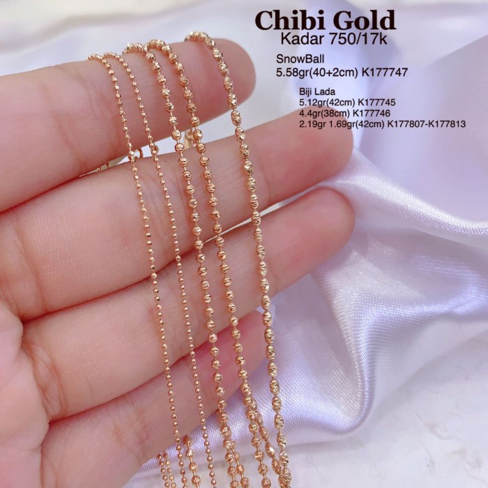 Kalung emas asli biji Lada 75215409 #chibigold