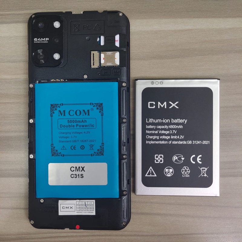 Battery Batere Batre Baterai Double Power Mcom CMX C31S