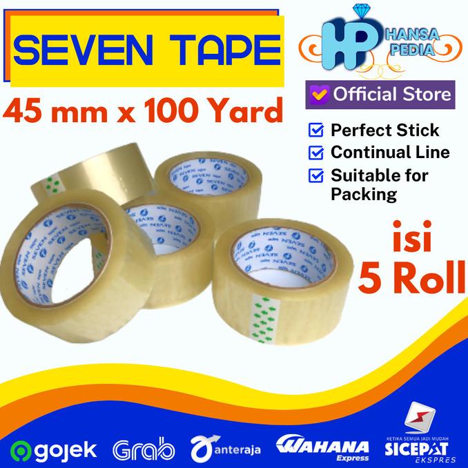 

HOT SALE Lakban Bening 45mmX100 Y isi 5