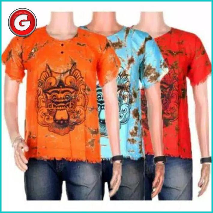 KAOS BATIK BARONGAN REOK || KAOS BALI KAOS BATIK BALI