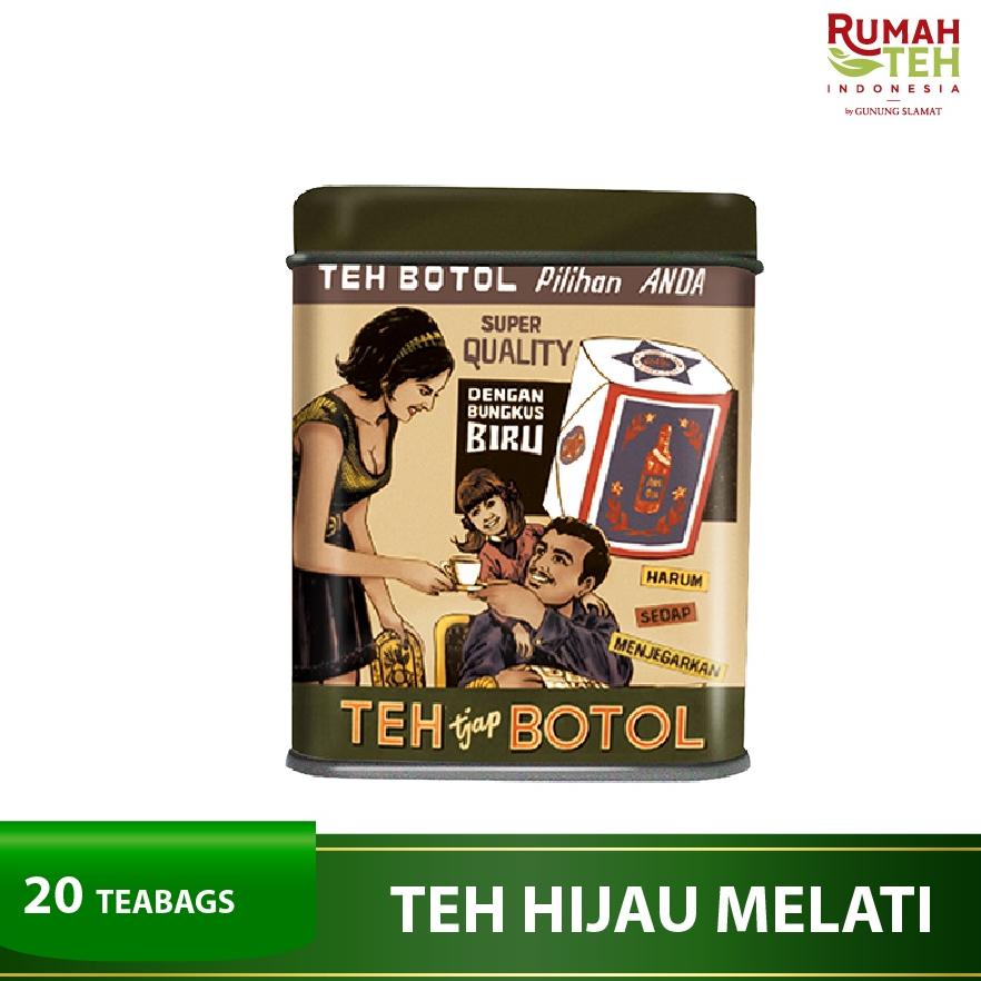 

Bisa Cod - Teh Celup Cap Botol Hijau Aroma Melati Vintage 20 Bags - Floating Bag ,,