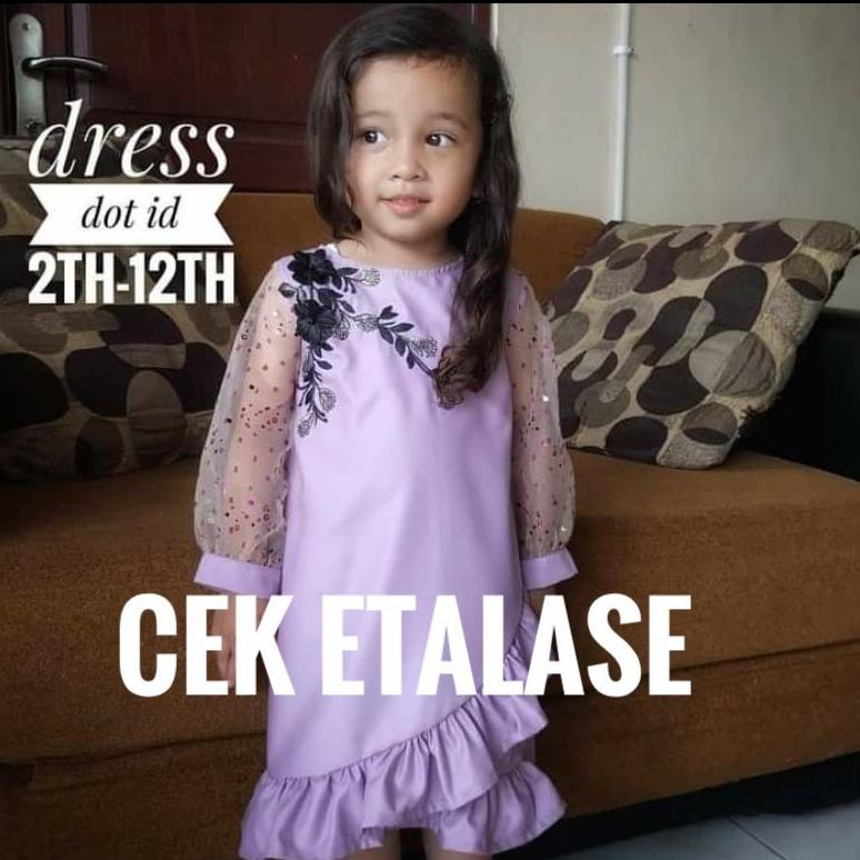Best - Dress Anak Perempuan 2 6 tahun Pesta mewah elegan Korea  2022 ulang tahun Korea kondangan 8 1