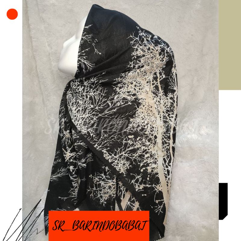 HIJAB VOAL PREMIUM MOTIF LASER CUT / HIJAB VOAL MOTIF LASER CUT/  KERUDUNG VOAL MOTIF / SEGI MOTIF S