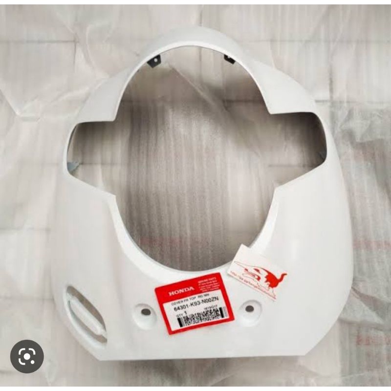 Tameng body depan Scoopy esp k93 2018 2020 putih glossy