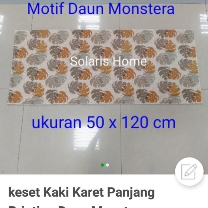 Keset Kaki Karet Printing Ukuran Panjang Anti Selip