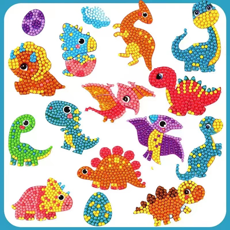 COD Mainan Anak Sticker DIY Diamond Cutie Pop DIY Diamond Mainan Sticker  Stiker Edukasi  Painting Sticker Korea P77