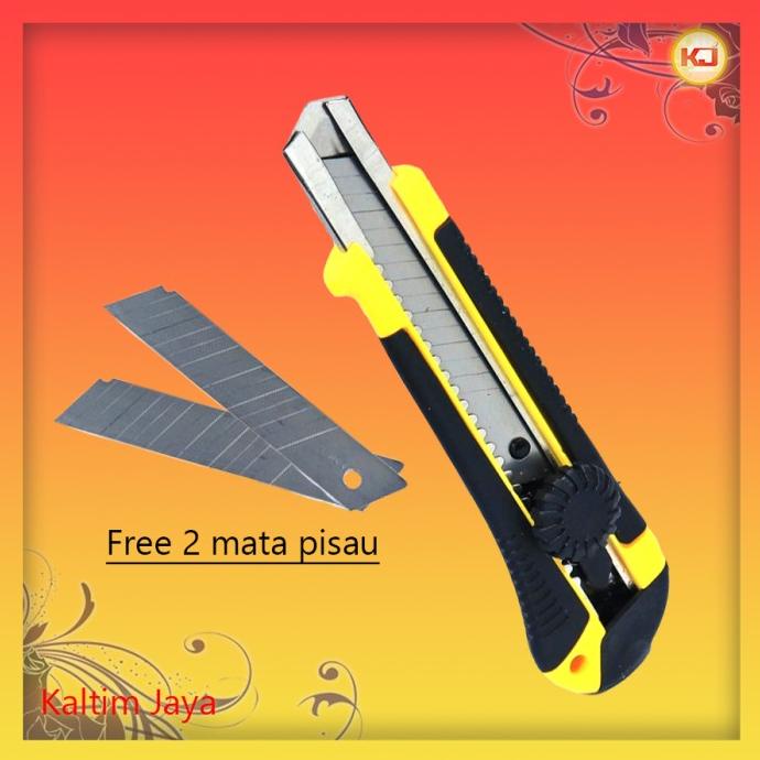 

Produk Unggulan] Pisau Cutter / Kater Vico Gagang Karet Gratis 2 Isi Mata Pisau MINIMAL ORDER 30RB UNTUK BARANG NYA MAU ORDER APA AJA BOLEH!!!