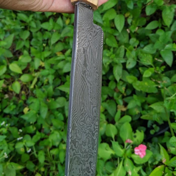 

Pisau Pilet Fillet Pamor Damaskus Asli Sarung Pvc 092