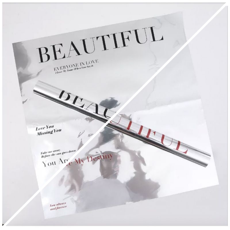 

Beuatiful Silver Wrapping Cellophane / Kertas Buket