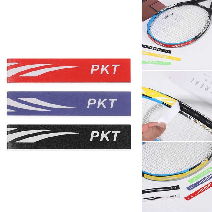 10Pcs Stiker Pelindung Raket Kepala Badminton