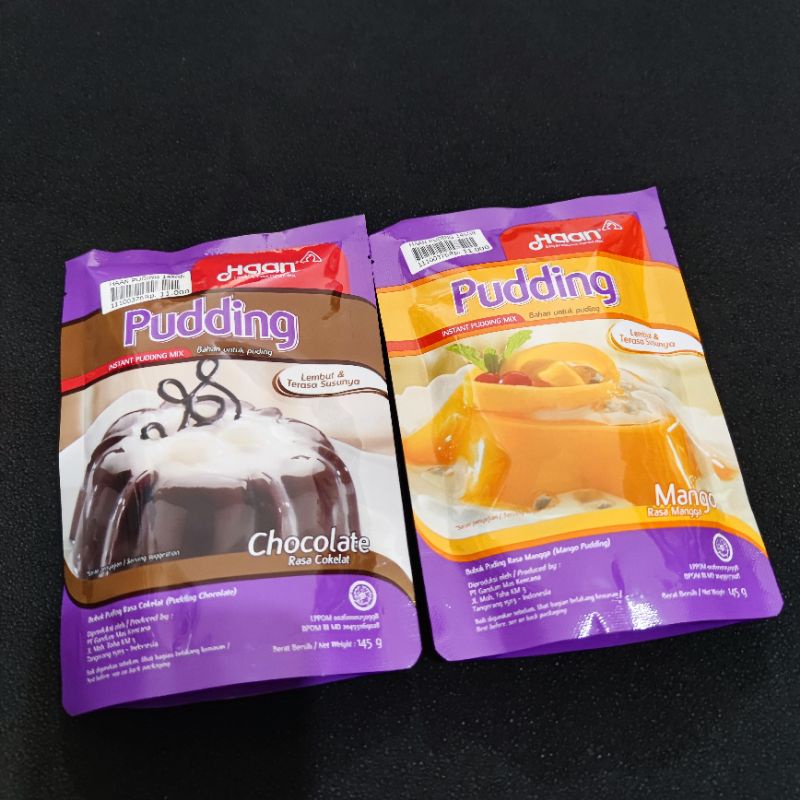 

HAAN PUDDING INSTANT POWDER MANGGA COKLAT BUBUK PUDING MIX CHOCOLATE MANGGO