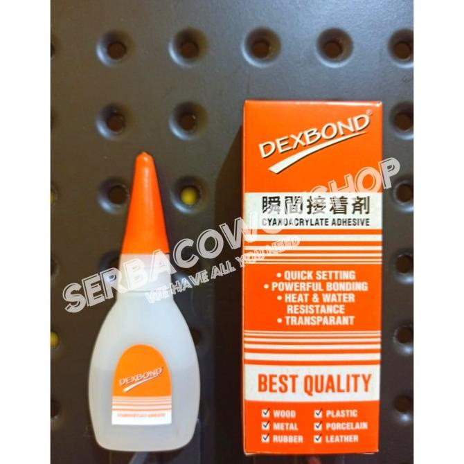

Lem Korea Dexbond Serbaguna Lem Korea Asli Lem Setan Instan Glue 15gr onderdil 54PR23