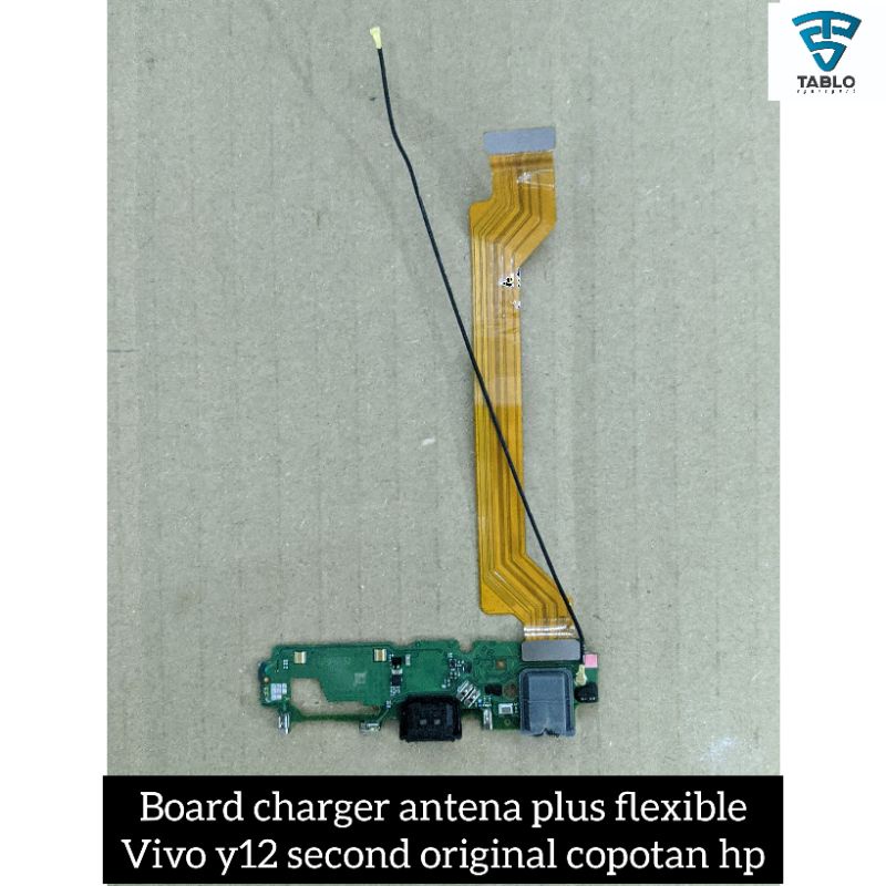 Papan konektor cas board charger antena Vivo y12 Y15 Y17 original copotan hp