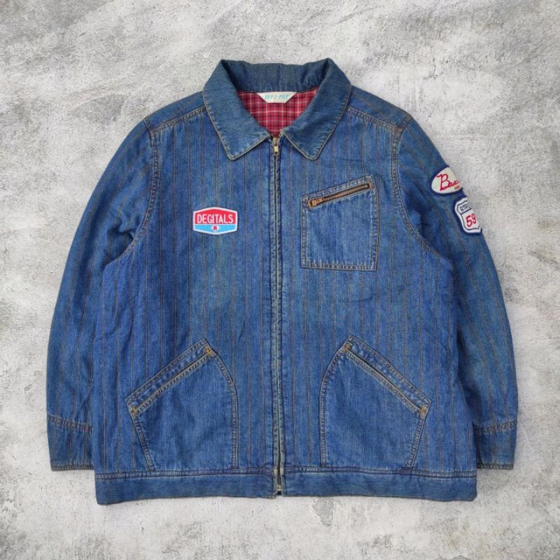 chore jacket denim jimmy pot