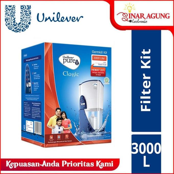 Unilever Pure It Germkill Filter 3000 L Pureit 3000Liter GKK Classic
