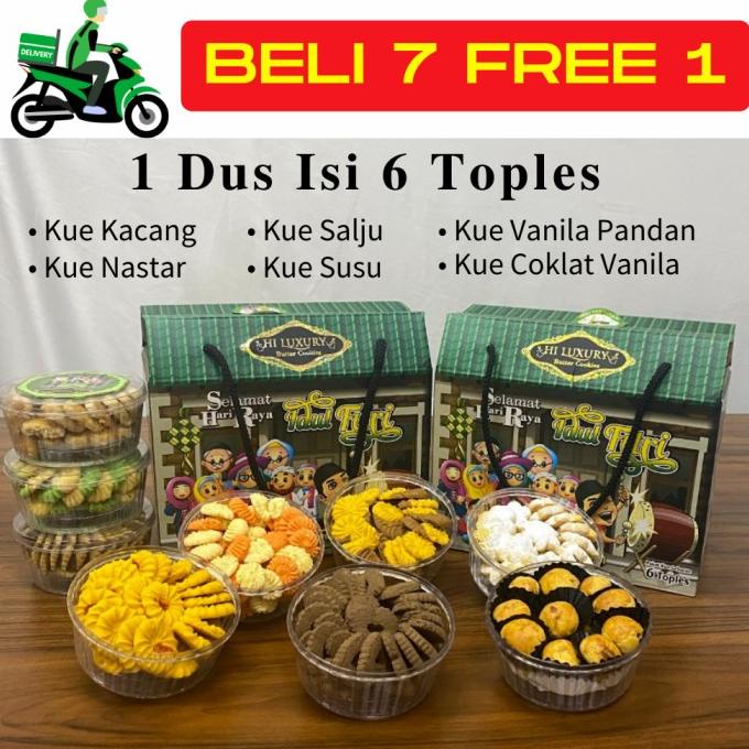 

Paket Kue Lebaran Hi Luxury / Hampers Lebaran Kue Kering