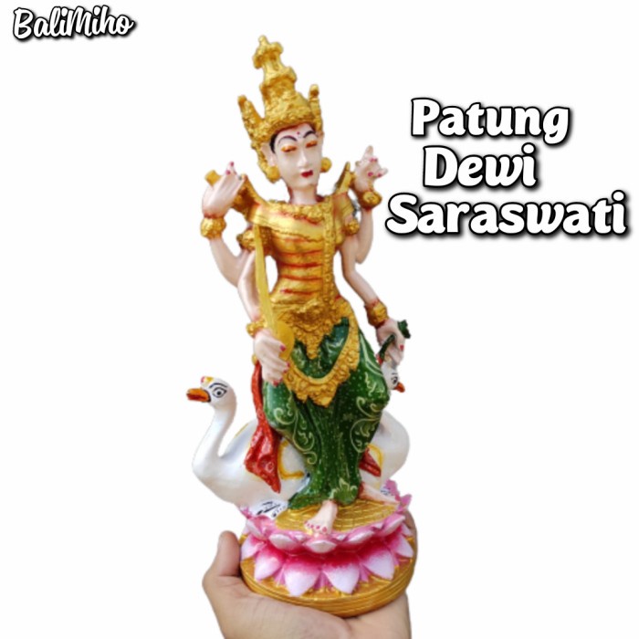PATUNG DEWI SARASWATI/PATUNG SARASWATI/SARASVATI/PATUNG DEWA DEWI