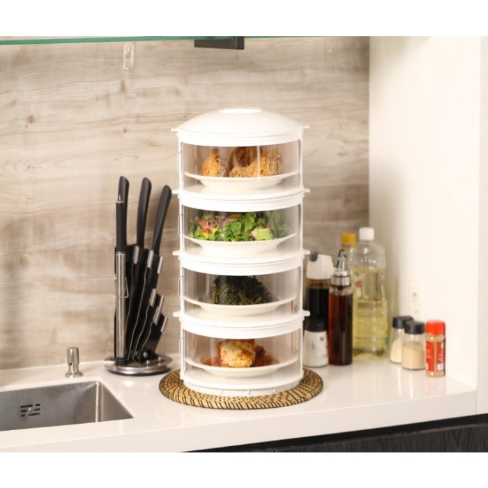 Terlaris Tudung Saji Jumbo 4 Susun Tempat Makan Siap Saji Roxanne Rx803