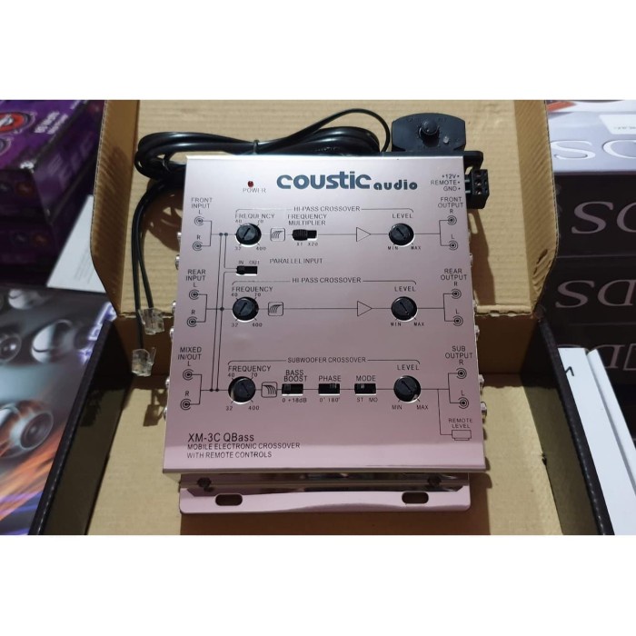 Terlaris Crossover Aktif 3Way Coustic Xm3C Qbass