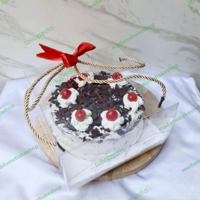 

Box Mika 24X24/ Box Mika Kotak/ Kotak Kue Mika 036