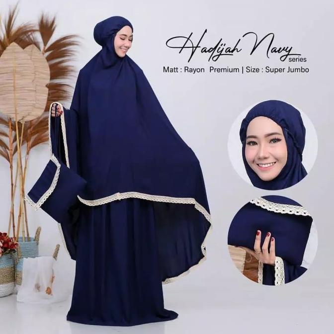 Mukena Bali Rayon Polos Renda
