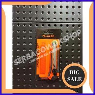 

Palazzo Cutter Knife 18 mm + Bonus 1 Pak Isi Cutter 5 Blade Set perkakas 54PR23