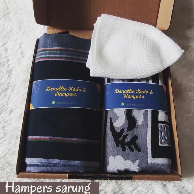 

Hampers sarung lebaran /parcel lebaran/ kado guru pria/ kado cowok