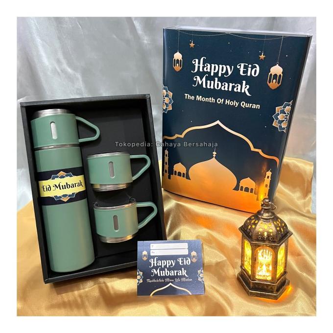 

Promo Parsel Lebaran Unik Idul Fitri Hampers Hadiah Botol Minum Elegan