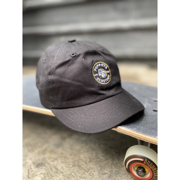 Topi snapback polo cap classic visor pendek PUPPETS skateboard