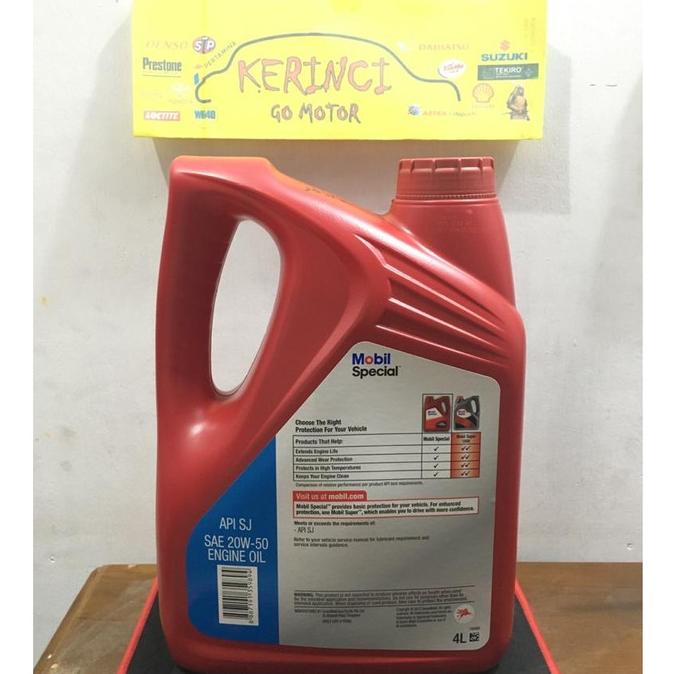Oli Mobil Special 20W-50 4L Galon - Oli Mobil Special 20W50 4L ima