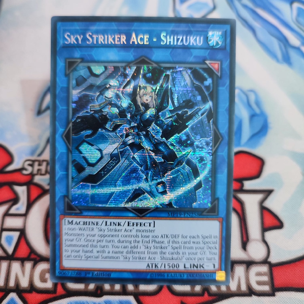 yugioh sky striker ace shizuku mp19 p secret rare 1st original