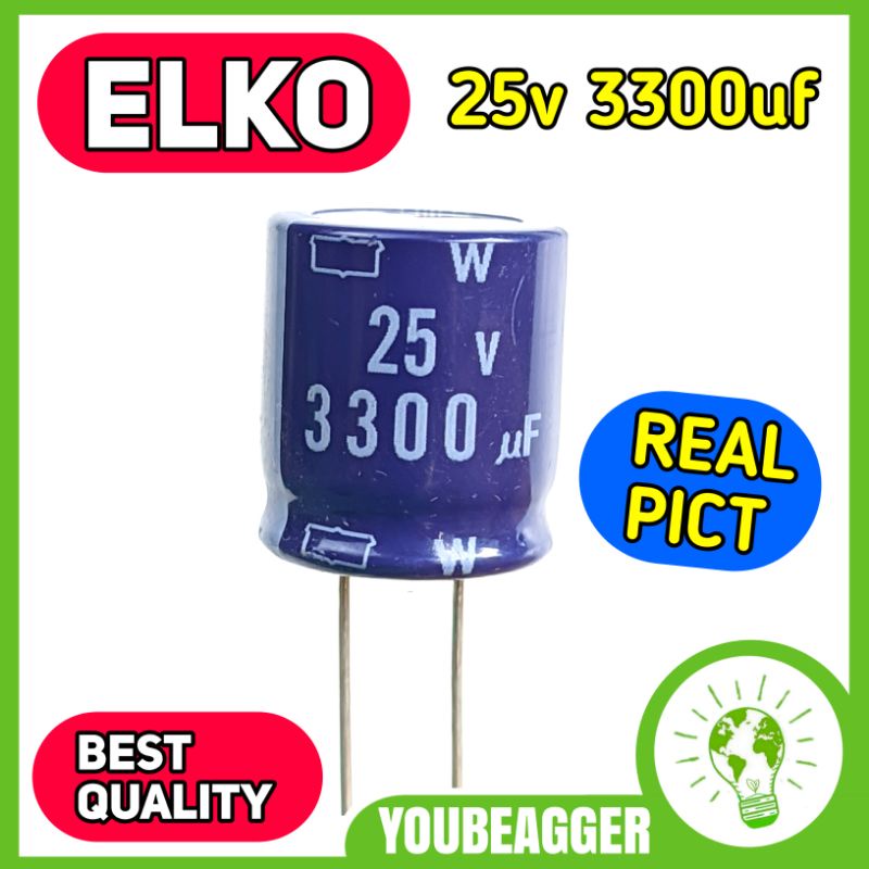 Elko 25v 3300uf