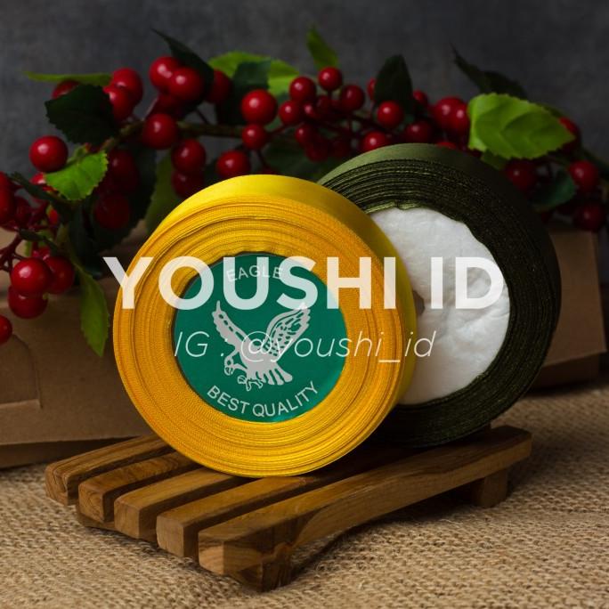 

>>>>>] (PER ROLL)Pita Satin 1" 2.5 cm /Pita Hampers Natal Lebaran Idul Fitri