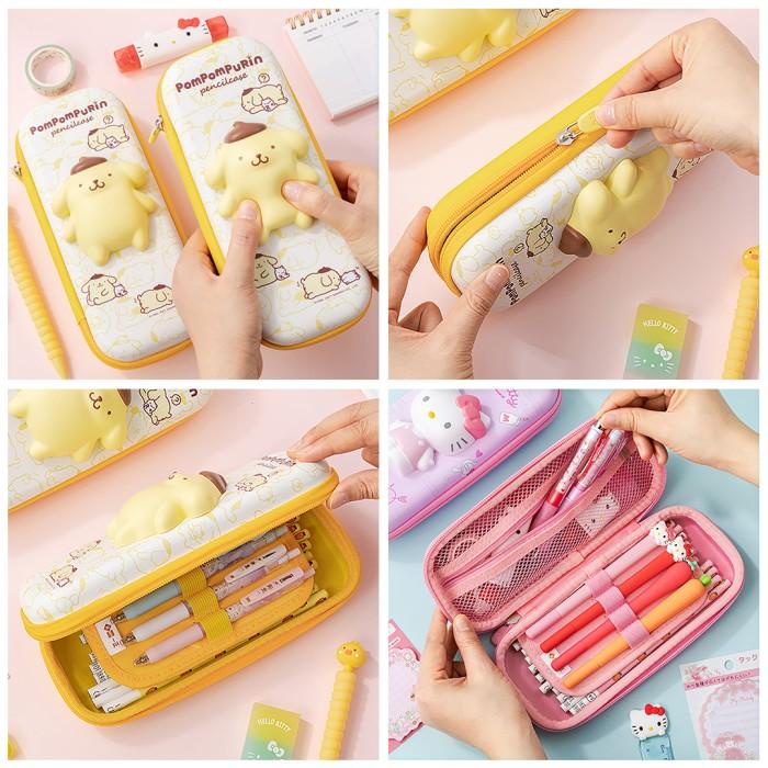 

Tokkado Sanrio Squishy Pencil Case Original Kotak Pensil Anak Lucu 053