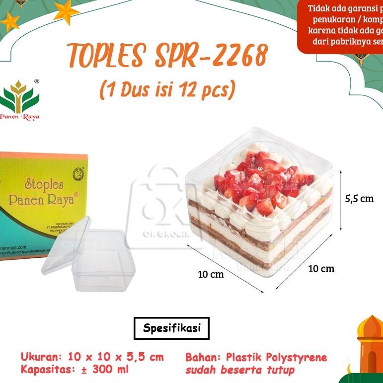 Pasti Dikirim Toples Panen Dessert Box 2268 [ 1 Dus isi 12pcs ]