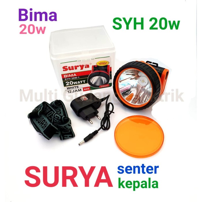 Senter Kepala Surya Bima Syh 20 W-1 20 Watt