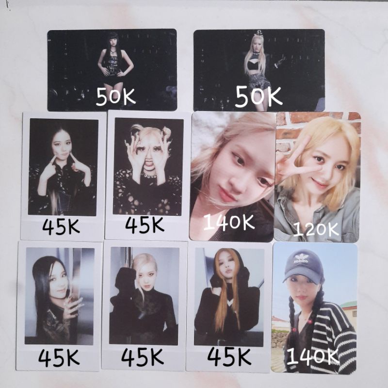 [ READY // BLACKPINK OFFICIAL PHOTOCARD BORN PINK // PC WEVERSE POB // PC OFFICIAL JENNIE ROSE LISA 