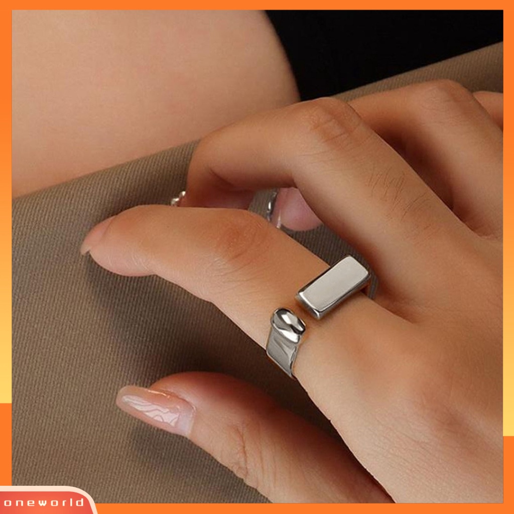 Ord Cincin Terbuka Bentuk U Bahan Alloy Untuk Unisex / Pria / Wanita