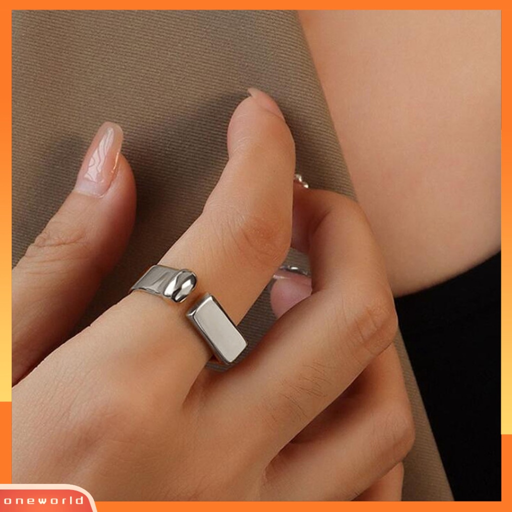 Ord Cincin Terbuka Bentuk U Bahan Alloy Untuk Unisex / Pria / Wanita