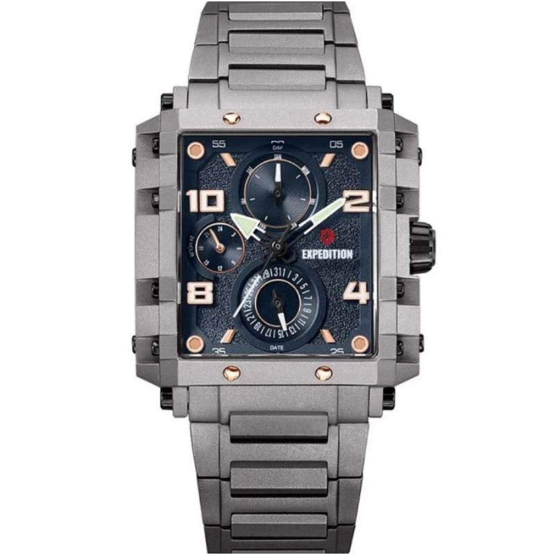EXPEDITION 6757 TITANIUM WOMEN GREY JAM TANGAN ORIGINAL RESMI