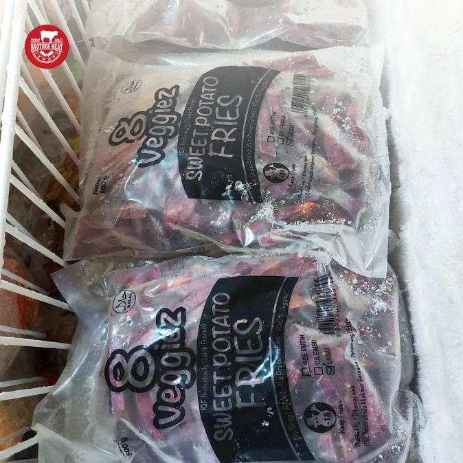 

8 Veggiez Purple Sweet Potato Fries 500gr, Beku jin