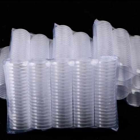 

Pelindung koin Kapsul coin bening bulat 22 mm transparan